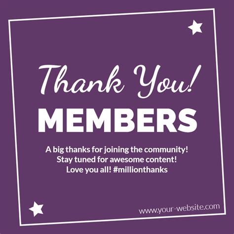 A General Thank You for a Social Media Post