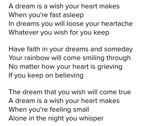 A Dream Is a Wish Your Heart Makes: 50+ Messages Inspired by the Cinderella Lyrics