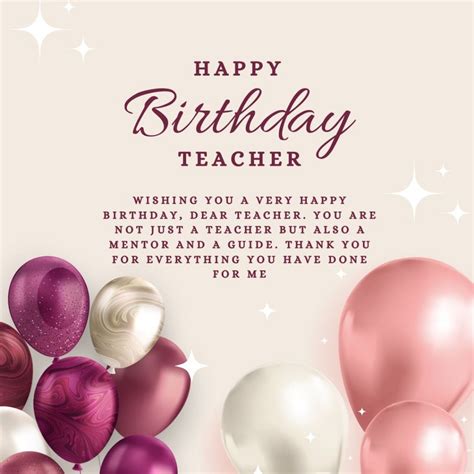 More Than an Apple: 60+ Perfect Birthday Wishes for a Teacher