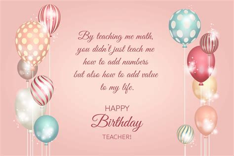 The Ultimate Guide to Birthday Wishes for Your Teacher