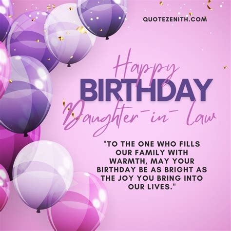 60+ Heartfelt and Happy Birthday Wishes for a Wonderful Daughter-in-Law
