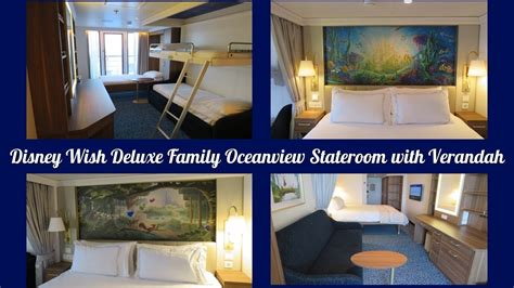 Deluxe Family Oceanview Stateroom With Verandah Disney Wish
