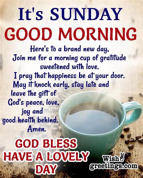 The Ultimate Guide to Good Morning Sunday Wishes: 60+ Messages to Share the Sunshine