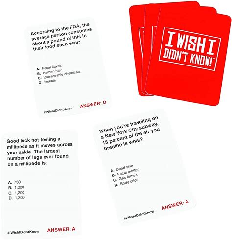 The Ultimate 'I Wish I Didn't Know' Game: 50+ Facts to Make Your Friends Regret Asking