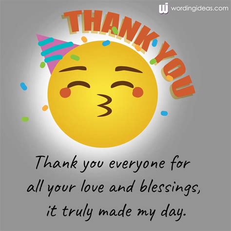 Thank You For All The Birthday Wishes