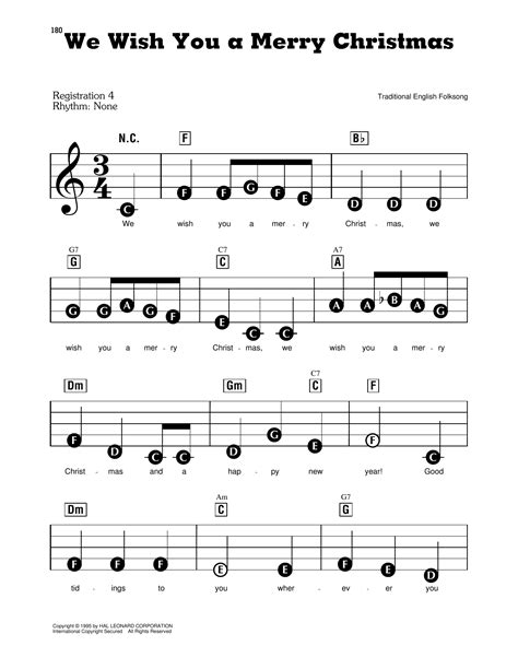 Hitting the Right Note: 50+ "We Wish You a Merry Christmas" Music Notes & Messages