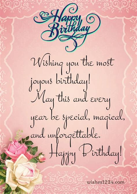 Birthday Wishes for a Year of Beautiful Growth
