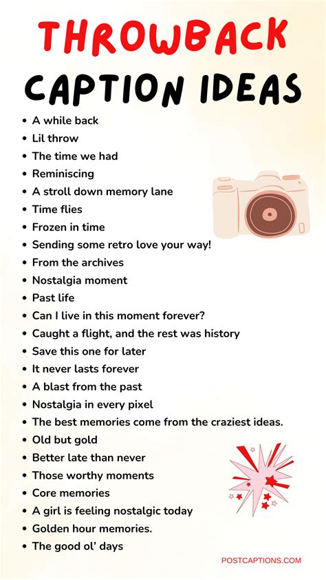 Captions for a Throwback Photo