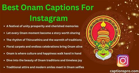 Captions for Your Onam Celebrations: For Instagram & Facebook
