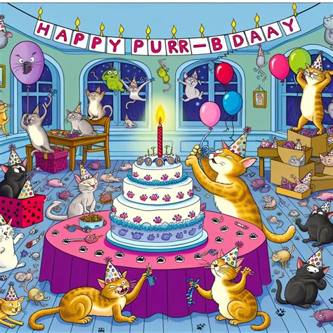 Claw-ver Cat Puns for Their Birthday Card