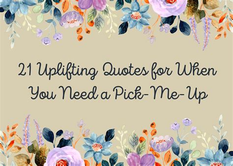 For a Little Pick-Me-Up (When They're Feeling Overlooked)