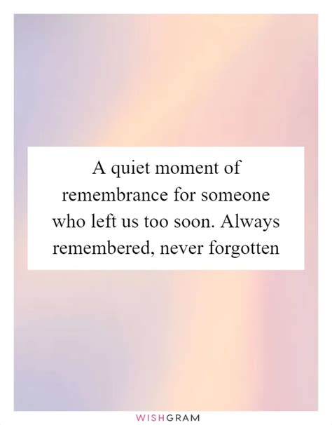 For the Quiet, Everyday Moments of Remembrance