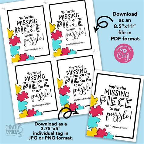 For When Something Wonderful Happens (And You're the Missing Piece)
