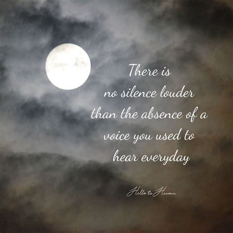 For When the Silence Is Louder Than the Memory