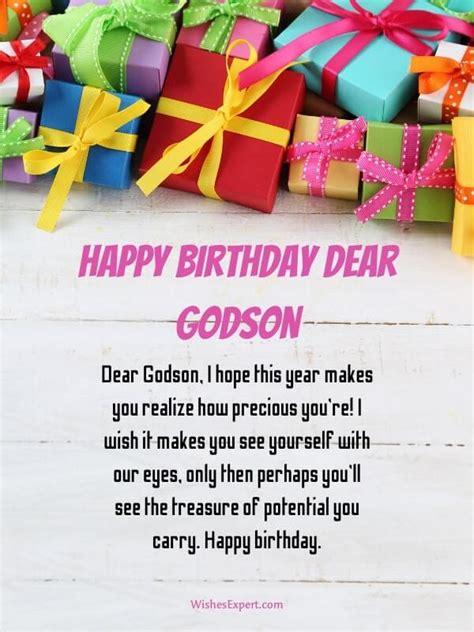 For Your Little Godson: Wishes for His Early Years