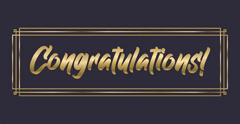 Formal & Professional Congratulations