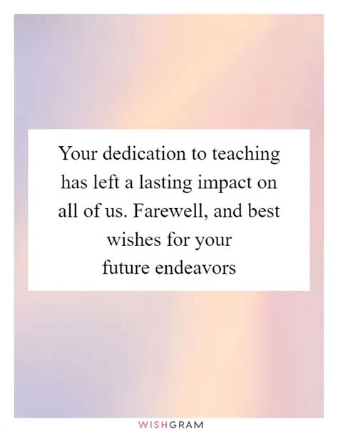 Heartfelt Wishes for a Lasting Impact