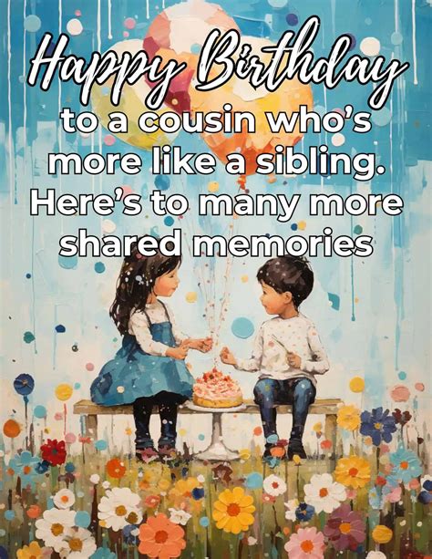 Heartfelt Wishes for the Cousin Who's Like a Sibling