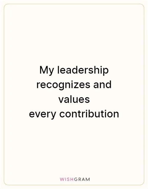 Messages Highlighting Their Value & Contribution
