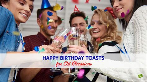 Playful & Glamorous Birthday Toasts