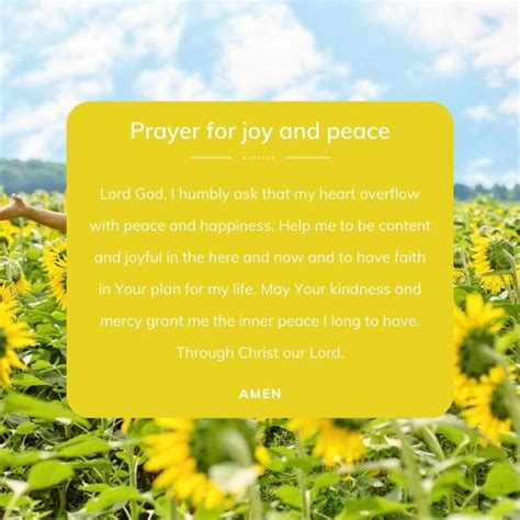 Prayers for Joy, Peace, and Abundant Happiness