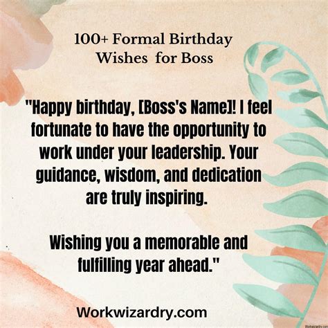 Professional & Respectful Messages for the Formal Boss