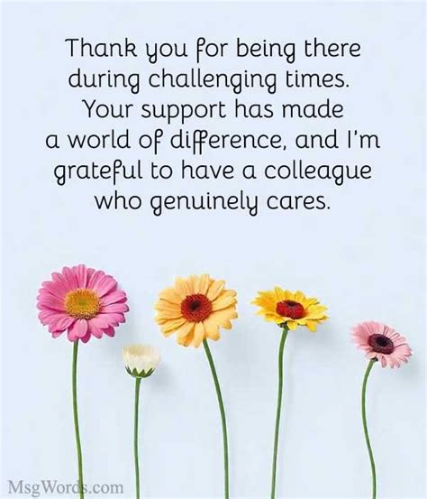 Professional & Supportive Messages for a Colleague or Boss