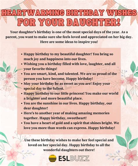 Proud & Heartfelt Messages for Our Wonderful Daughter