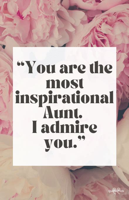 Respectful & Admiring Greetings for an Inspirational Aunt