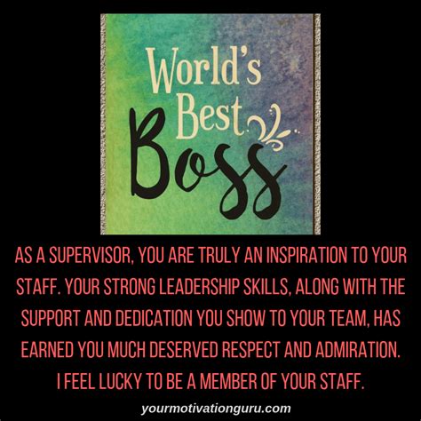 Respectful Messages for a Boss or Manager