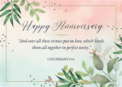 Scripture-Based Anniversary Blessings