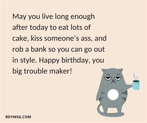 Short & Sarcastic: Funny Birthday Texts