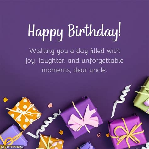 Short & Sweet Birthday Texts for Your Uncle