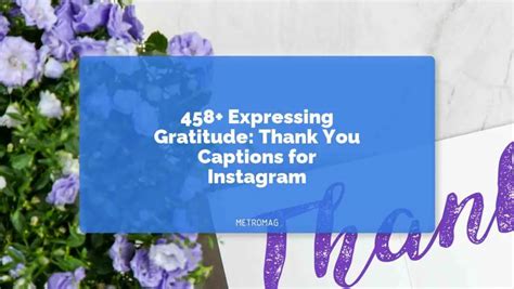 Short & Sweet Thank You Captions for Social Media