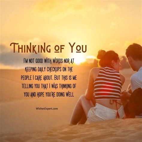 Simple & Sincere "Thinking of You" Messages