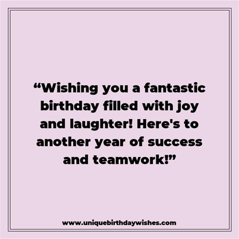 Simple & Sincere Wishes for Any Colleague