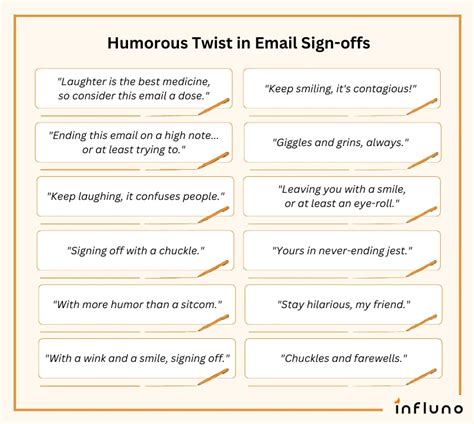 The Humorous Send-Off