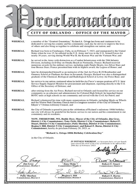 Tweet-Sized Birthday Proclamations (Very Presidential!)