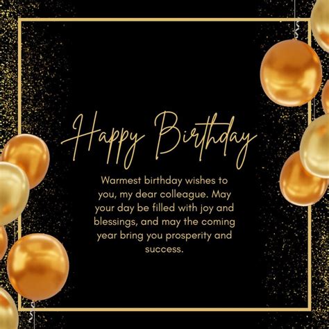 Warm & Professional Wishes for a Colleague or Boss