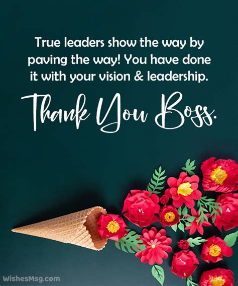 Wishes Appreciating Their Leadership & Guidance