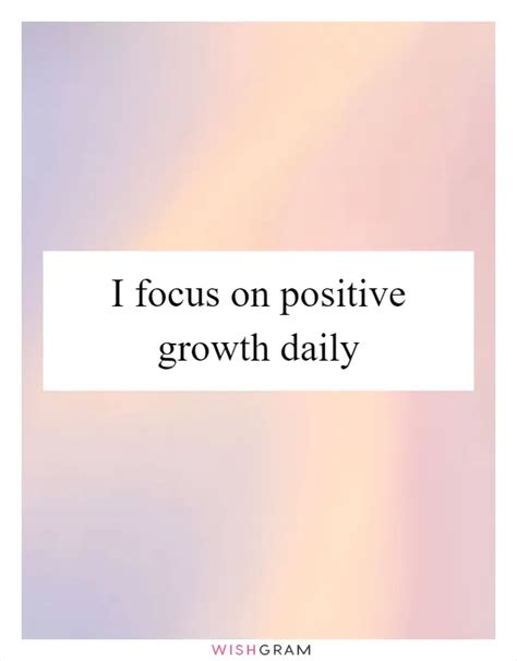 Wishes Focusing on Growth & Potential