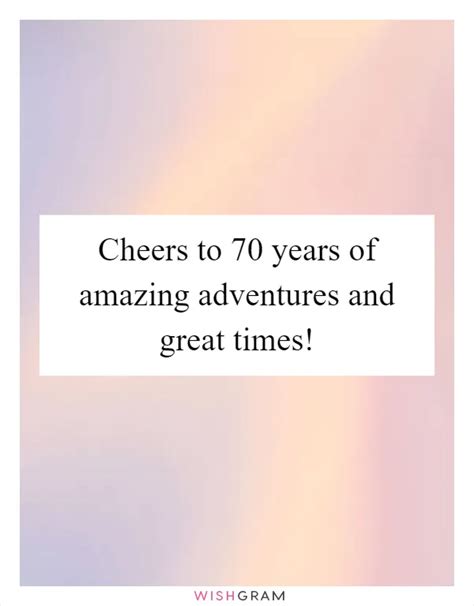 Wishes for New Adventures in Your 70s