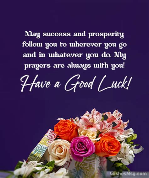 Wishes for Prosperity and Good Fortune