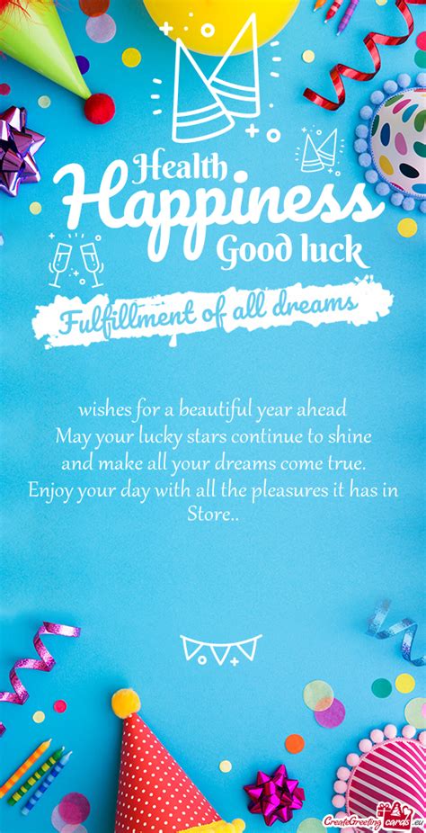Wishes for the Stars and Dreams Ahead